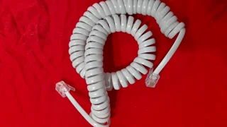 بند فنری گوشی تلفن ثابت دو سر سوکت دار